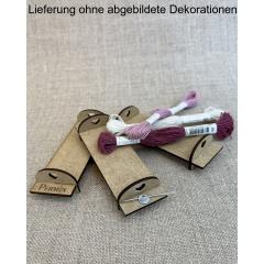 Halter für Wickelkarten Dackel - Permin of Copenhagen