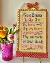 Stickvorlage Pickle Barrel Designs - Cross Stitch To Do List