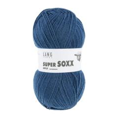 LANG YARNS Super Soxx 6-fach Sockenwolle - stahlblau (0010)