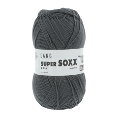 Lang Yarns Super Soxx 6-fach Sockenwolle - grau