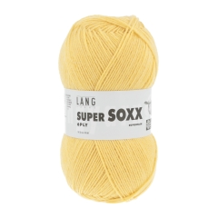 Lang Yarns Super Soxx 6-fach Sockenwolle - maisgelb