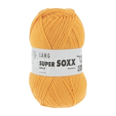 Lang Yarns Super Soxx 6-fach Sockenwolle - goldgelb