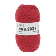 Lang Yarns Super Soxx 6-fach Sockenwolle - rot