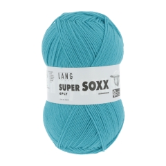 Lang Yarns Super Soxx 6-fach Sockenwolle - türkis