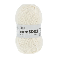 Lang Yarns Super Soxx 6-fach Sockenwolle - offwhite