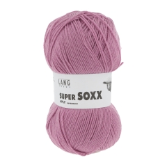 Lang Yarns Super Soxx 6-fach Sockenwolle - rosa dunkel