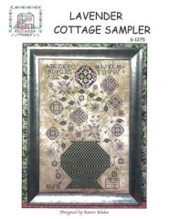 Stickvorlage Rosewood Manor Designs - Lavender Cottage Sampler