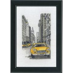 Permin Stickpackung - Taxi in New York 10x15 cm