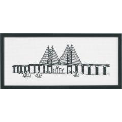 Permin Stickpackung - Öresundbrücke 36x15 cm