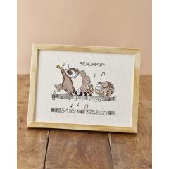 Permin of Copenhagen - Geburtsbild Musikalische Tiere