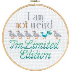 Permin Stickpackung - I am not weird Ø 20 cm