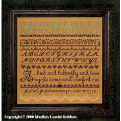 Lavender & Lace - Angel Sampler