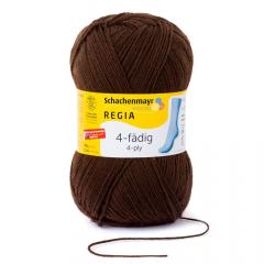 Sockenwolle Regia uni 4-fach - mocca (02905)