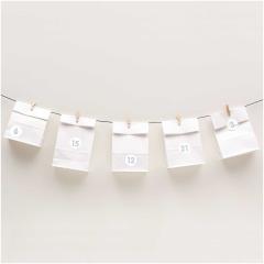 Adventskalenderset weiss - Rico Design (Ausverkauf)