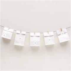 Adventskalenderset weiss - Rico Design (Ausverkauf)
