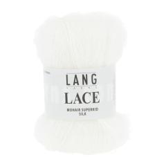 Lang Yarns Lace - weiß (0001)