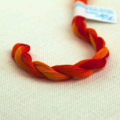 Stickgarn Vaupel & Heilenbeck - orange-rot (Ausverkauf Restbestand)