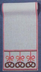 Fremme Stickpackung - Läufer Brezel 24x87 cm