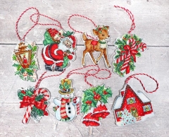 Leti Stitch Stickpackung - Christmas Toys Nr.1 - 8 Motive