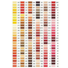Anchor Sticktwist 444 Uni-Farben-Sortiment