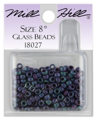 Mill Hill Pony Beads Size 8 - 18027 Caspian Blue Ø 3 mm