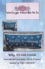 Stickvorlage Vintage Needlearts Baby Its Cold Outside 