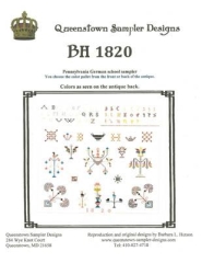 Stickvorlage Queenstown Sampler Designs - BH 1820