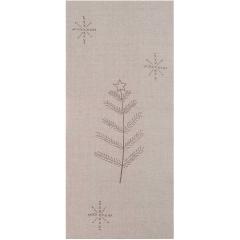 Reststück Leinenband Tanne natur 128 x20 cm - Rico Design (Ausverkauf)