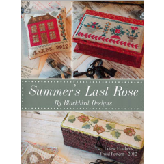 Loose Feathers - Summers Last Rose - Blackbird Designs (Stickvorlage)