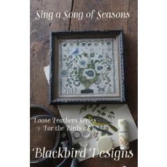 Stickvorlage Blackbird Designs - Loose Feathers - Sing A Song OF Seasons
