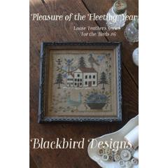 Stickvorlage Blackbird Designs - Loose Feathers - Pleasure Of The Fleeting Year