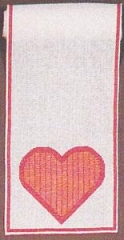 Fremme Stickpackung - Läufer Herz