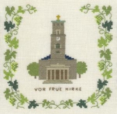 Fremme Stickpackung - Frauenkirche Kopenhagen 15x15 cm