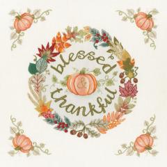Bothy Threads Cassandra Riley Embroidery - Blessed And Thankful