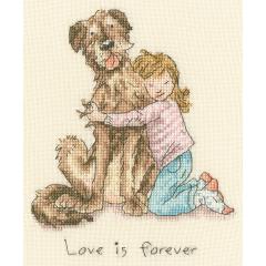 Bothy Threads Stickpackung - Love is forever