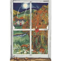 Bothy Threads Lizzie Spikes - Conker Window