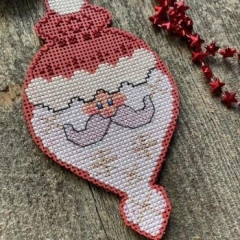 Stickvorlage Luhu Stitches - Santa Kringle