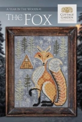 Stickvorlage Cottage Garden Samplings - Year In The Woods 1 The Fox 