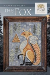 Stickvorlage Cottage Garden Samplings - Year In The Woods 1 The Fox