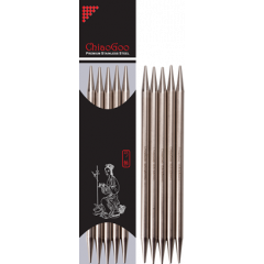 Nadelspiel 8,00 mm - 15 cm - ChiaoGoo Edelstahl