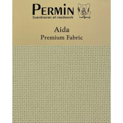 Wichelt Permin Aida 16ct - Precut 65x50 cm Amazing Gray