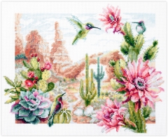 Magic Needle - Stickbild Wild West Flowers
