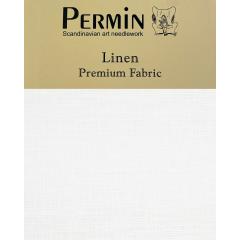 Wichelt Permin Leinen 32ct, 12,6fädig Precut 50x70 cm Antique White