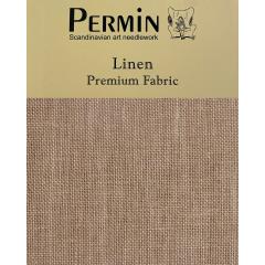 Wichelt Permin Leinen 32ct, 12,6fädig Precut 50x70 cm Chestnut