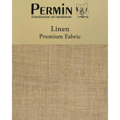 Wichelt Permin Leinen 32ct, 12,6fädig Precut 50x70 cm AmberToasted Almond