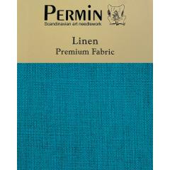 Wichelt Permin Leinen - Riviera Aqua - 50x70 cm