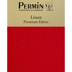 Wichelt Permin Leinen - Precut 50x70 cm - Christmas Red