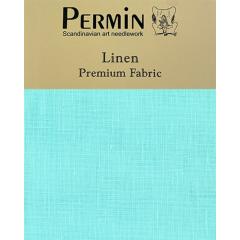 Aqua - Wichelt Permin Leinen (Precut 50x70 cm)