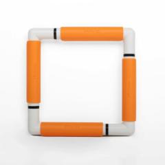Nurge Clip (Snap) Frame 21x21 cm orange - Stickrahmen Clip-System