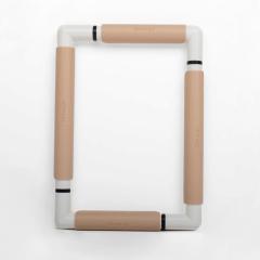 Nurge Clip (Snap) Frame 21x29 cm beige - Stickrahmen Clip-System